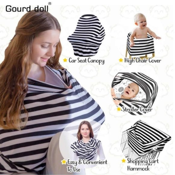 Soft Infinity Scarf, Cart Cover, Car seat Cover - Picture 2 of 5